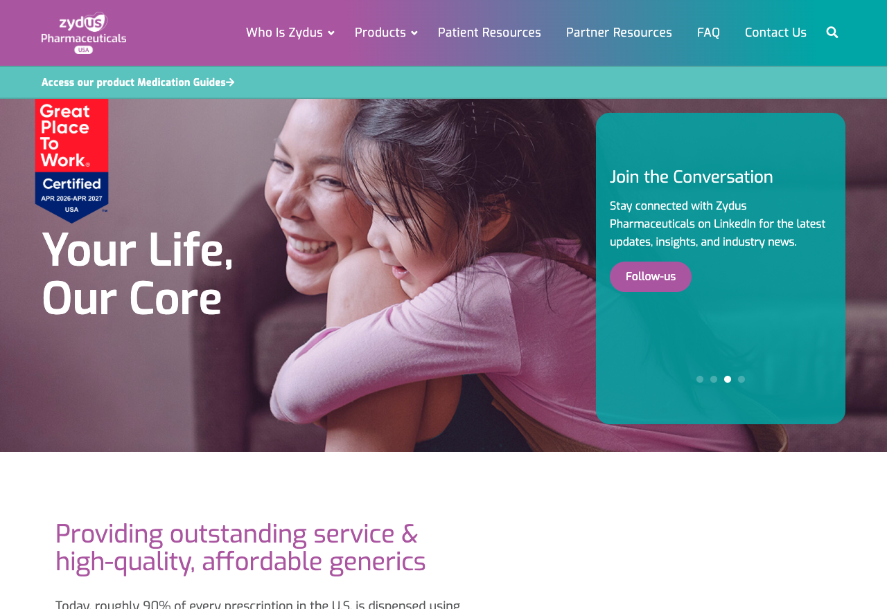 Zydus Pharmaceuticals USA — production build shipped by Colts Neck Interactive